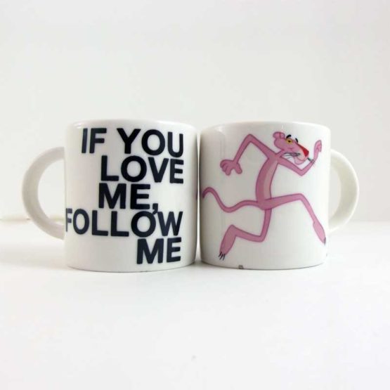 Tazza Mug Pantera Rosa - If You Love Me Follow Me