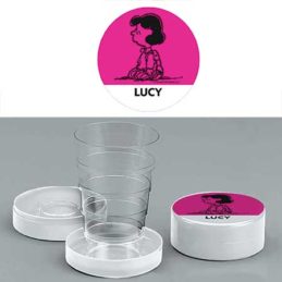 Bicchiere chiudibile a telescopio Lucy