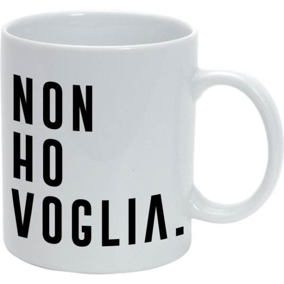 Tazza Mug Non ho voglia