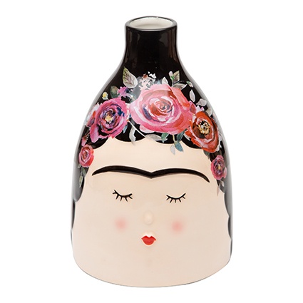Lola vaso in ceramica con collo stretto